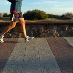 Young man running